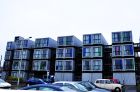 miniatura Shipping containers as apartment buildings for students, Le Havre (France, Normandy)