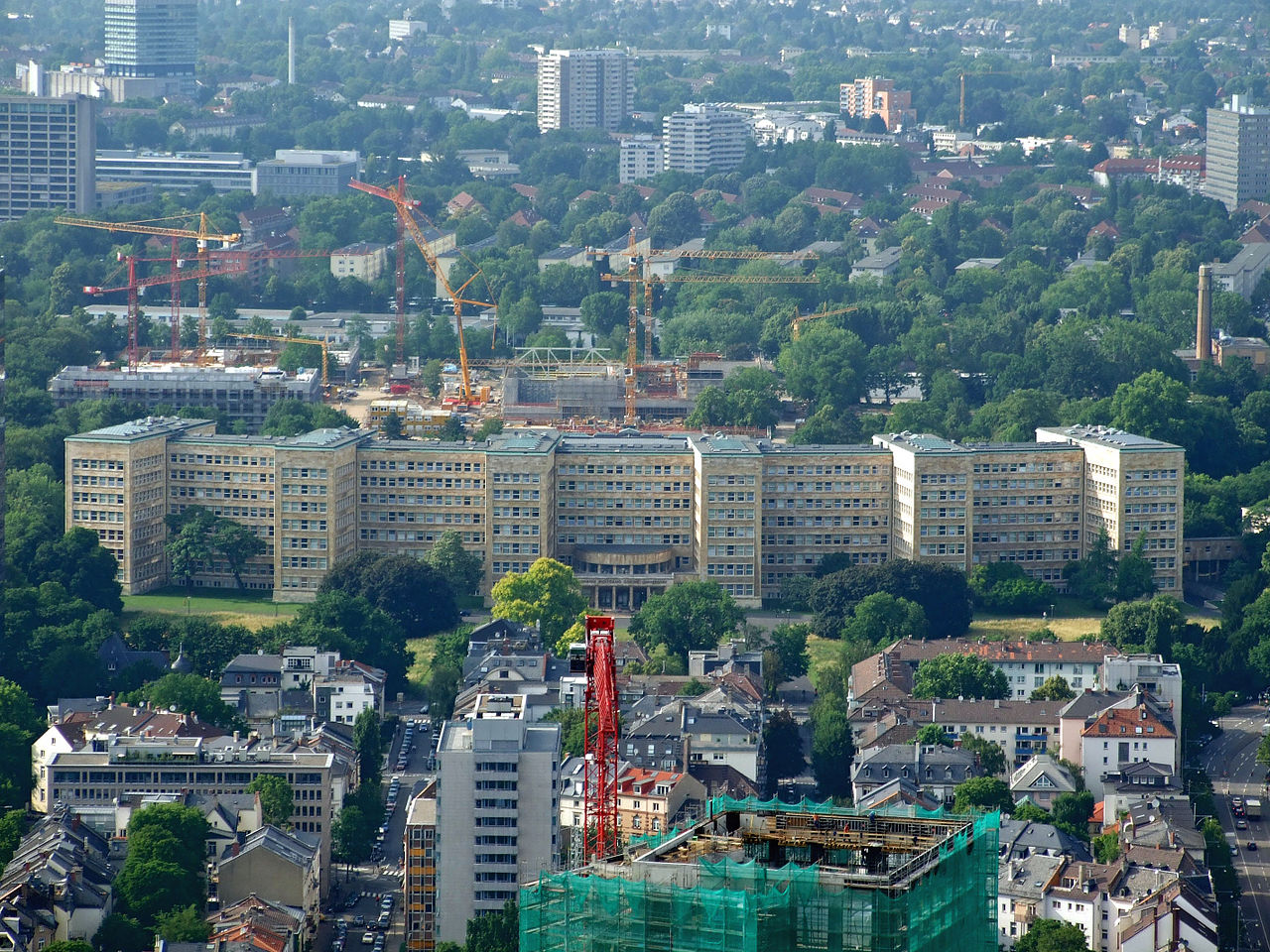 Poelzigbau, Campus Westend der Uni Ffm