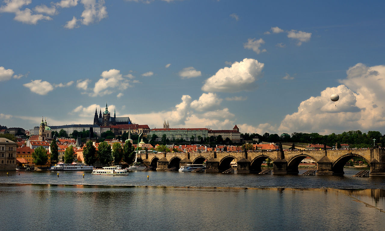 Prague castle and Charles bridge